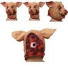 Funny Wild Boar Head Mask For Halloween Party Unique Latex Animal Costume Accessory