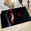 Mcqueen Heart Carpet Rug Soft Washable Antislip Home Living Room Sofa Mats Personalized Christmas Rug