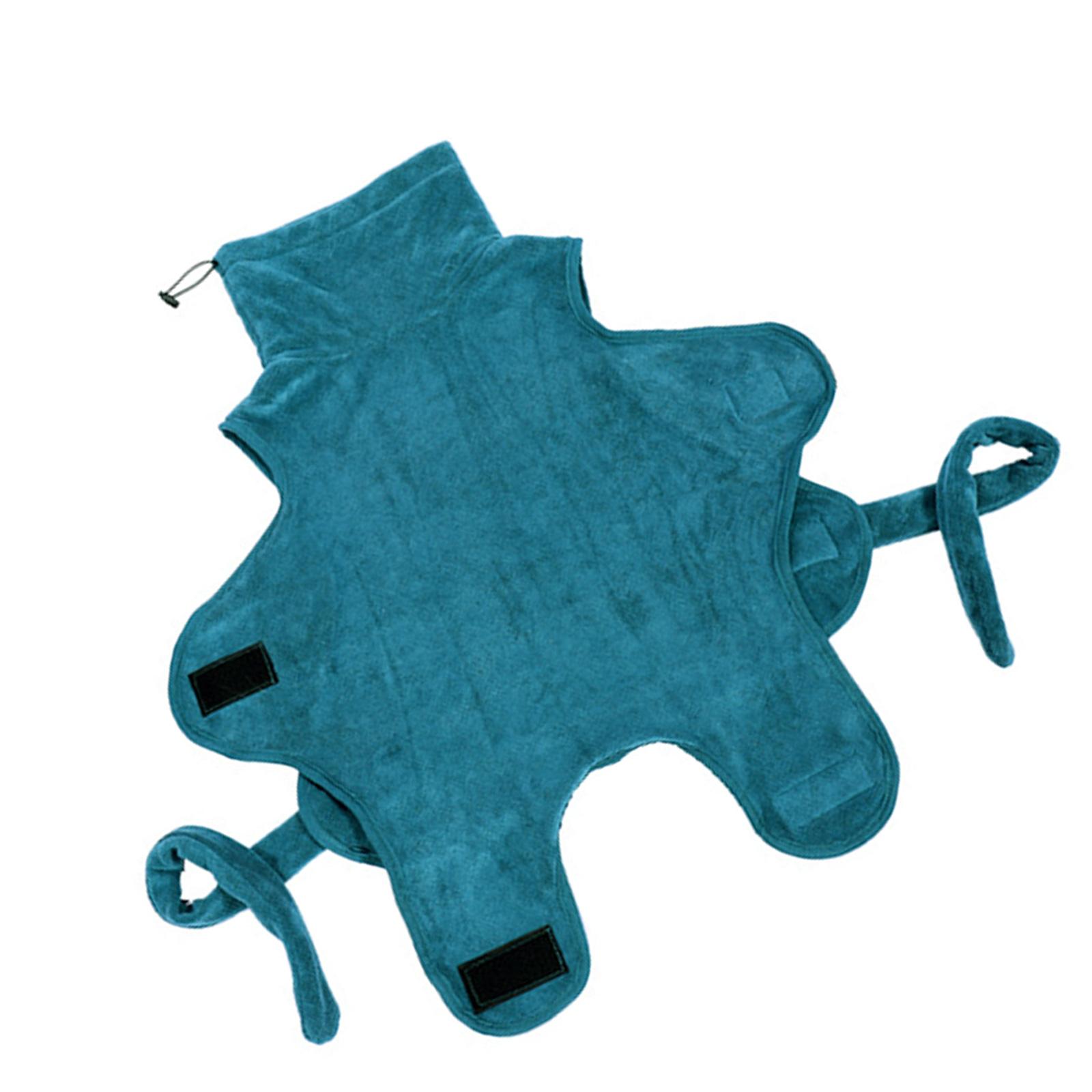 

Fast Drying Dog Dressing Gown Microfibre Pet Bathrobe Soft Bath Towel for Dogs and Cats Shower Grooming Use XS