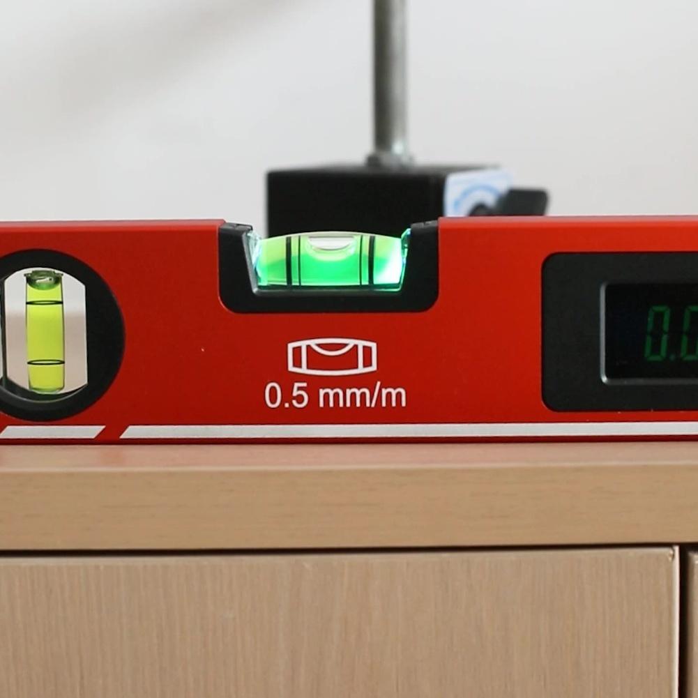 LED Display Digital Level with Magnetic Base Easy Measurement Hold Function and Automatic Screen Rotation for Construction