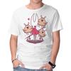 Unisex Crew Neck T-Shirt Hornet And Lost Fleas Graphic Short Sleeve Casual Tee