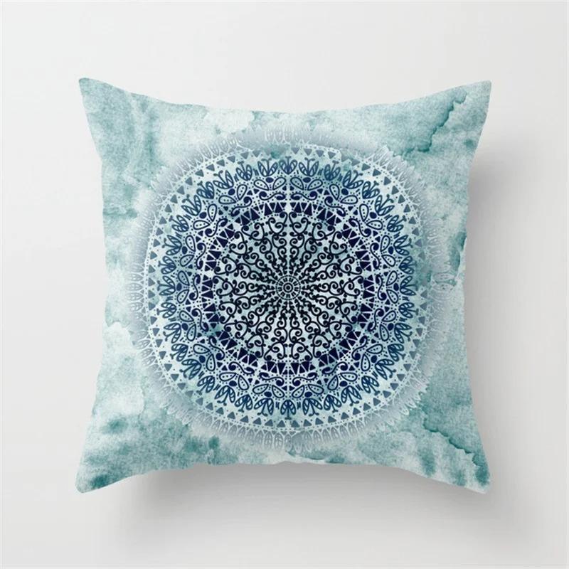 Nordic Bohemian Pattern Printed Cushion Cover Home Living Room Sofa Decoration Square Throw Pillow Cover