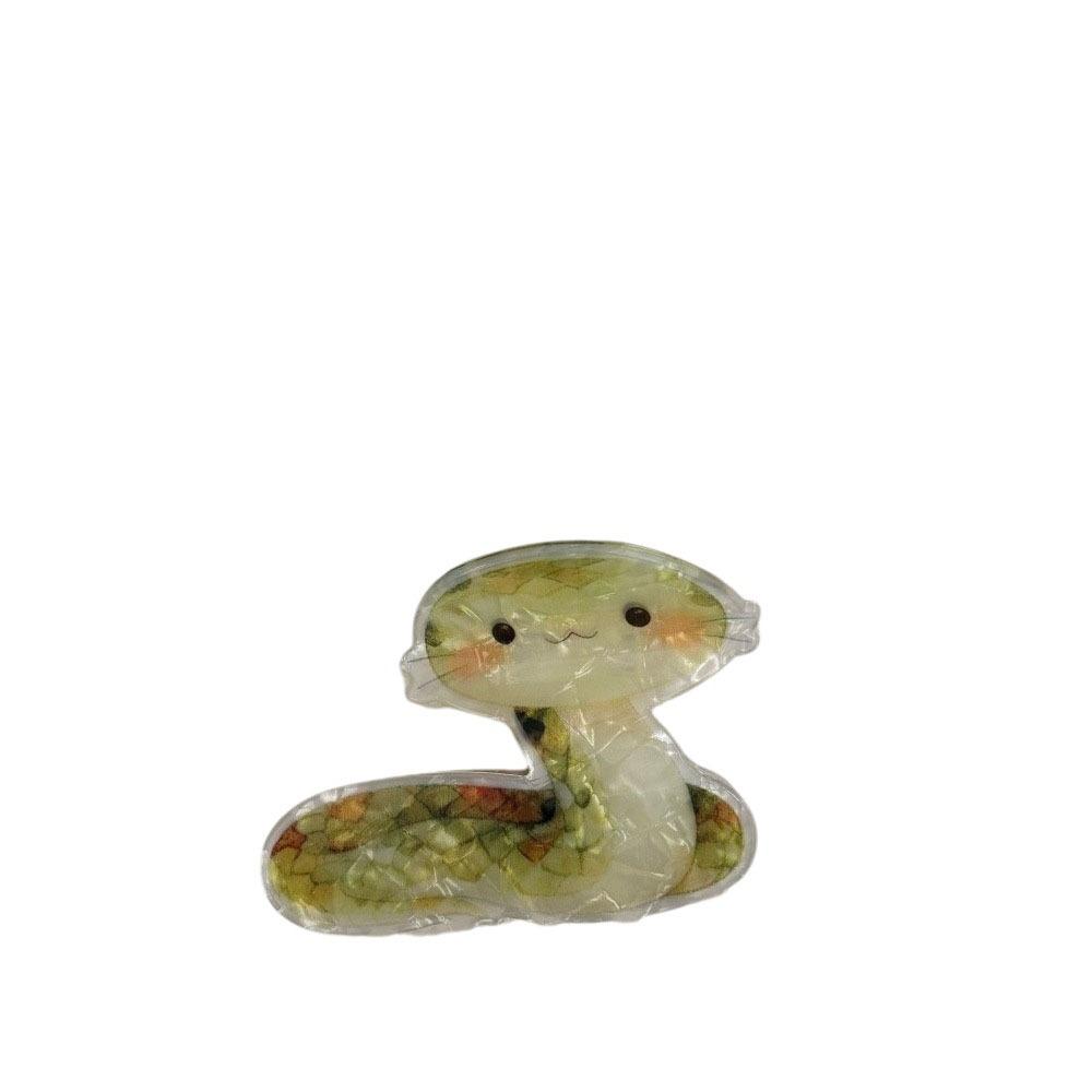 

Cute Korean Style Cartoon Hair Claw Snake Acrylic Animal Hair Clip Headdress Hair Accessories Geometry Shark Clip Ladies