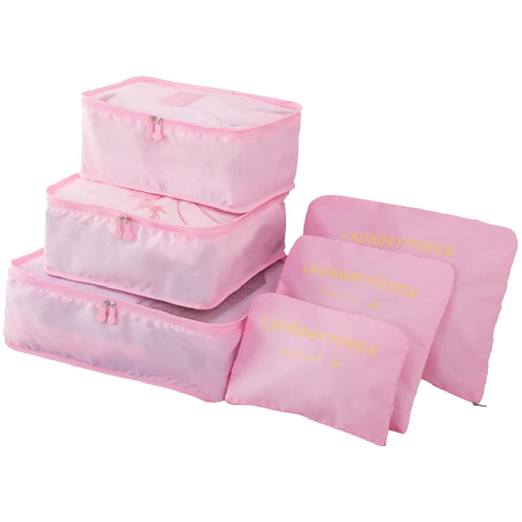 Suitcase Organiser Travel Clothes Bags, Pack Of 6 Storage Bag