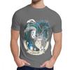 Studio Ghibli Totoro Spirit Away White Dragon Haku T Shirt Fashion Crewneck Custom Men S Harajuku