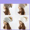 Knitted Hat For Women Warm Fleece Beanie With No Brim For Outdoor Winter Casual