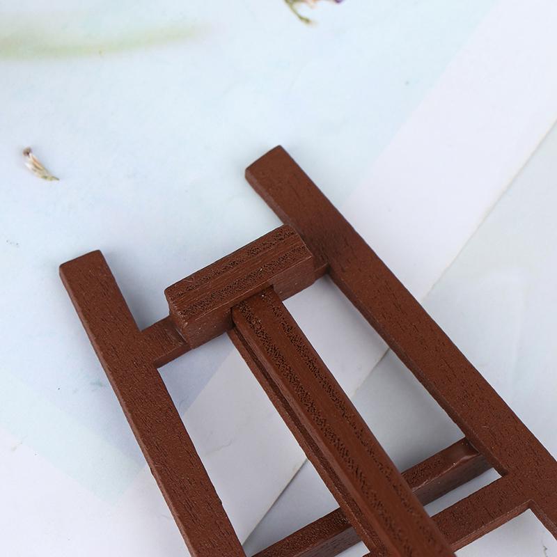 1:12 Mini Cute Wood Painting Easel Dollhouse Accessories Furniture Toy Collectible Gift For Kids Doll House Miniature