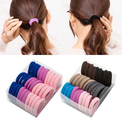 30Pcs Anti-fall Tight Hair Tie High Elastic Simple Hair Ropes Hair Accessories