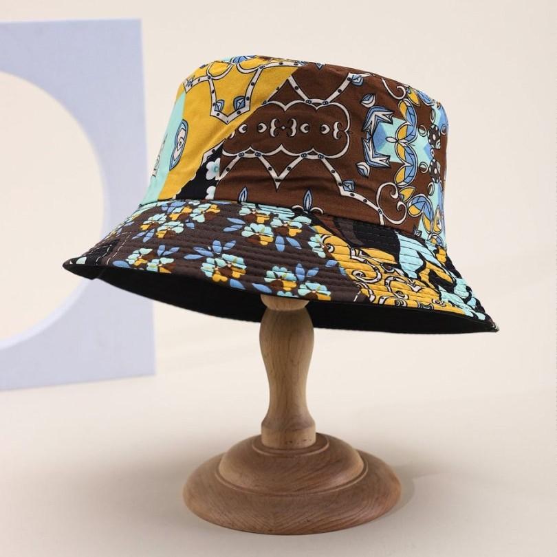 Japan And South Korea Export Double-Sided Bucket Hat Men And Women Sunshade Trend Uv-Proof Basin Hat Versatile Big Head Circumference