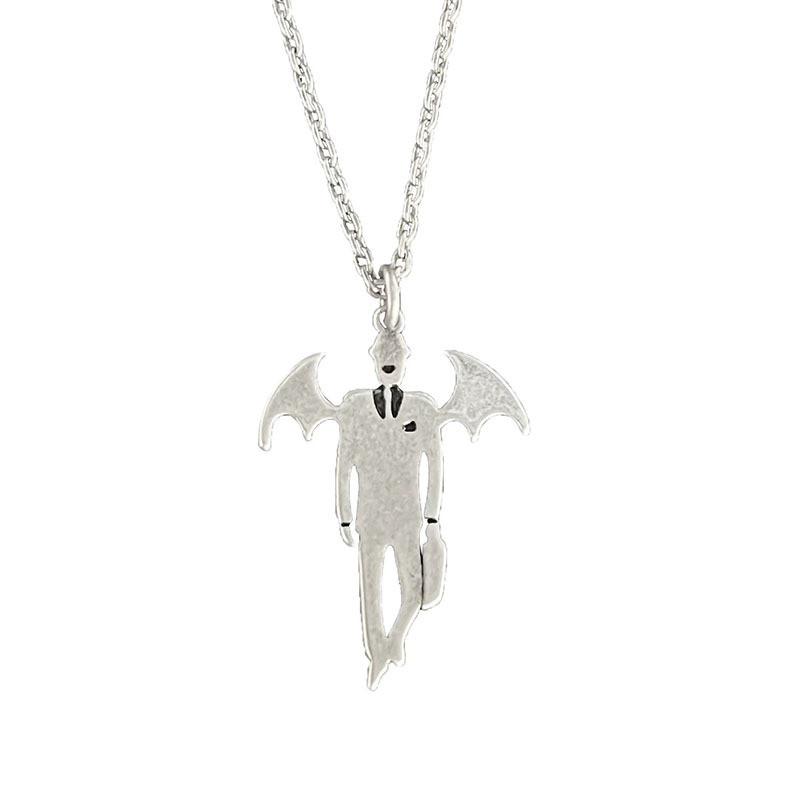 Vampire Demon Pendant Necklace With Wings For Halloween Party Accessories