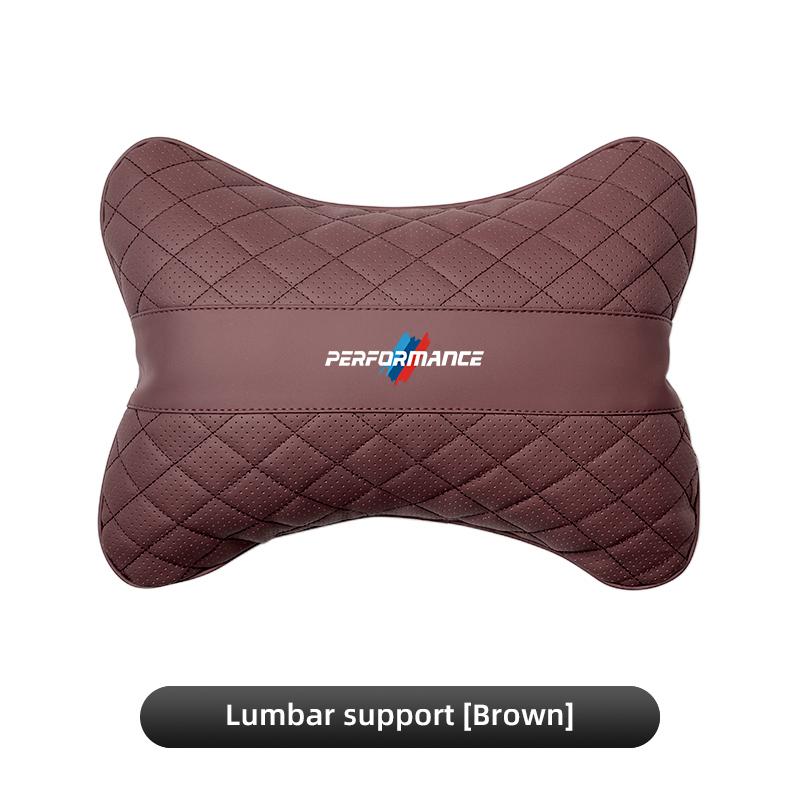 Car Seat Neck Pillow Headrest Lumbar Waist Support Cushion For BMW Performance E46 E39 E90 E91 E92 E60 E30 E60 E70 E84 E53 E87