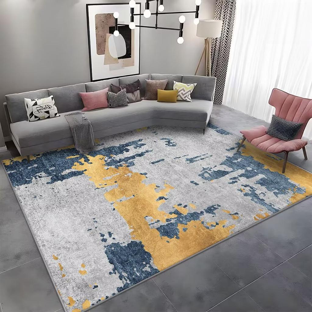 Ink Flow Abstract Carpet Living Room Decoration Home Washable Ink-Dyed Large Rugs 200x300 Coffee Tables Non-slip Soft Floor Mat