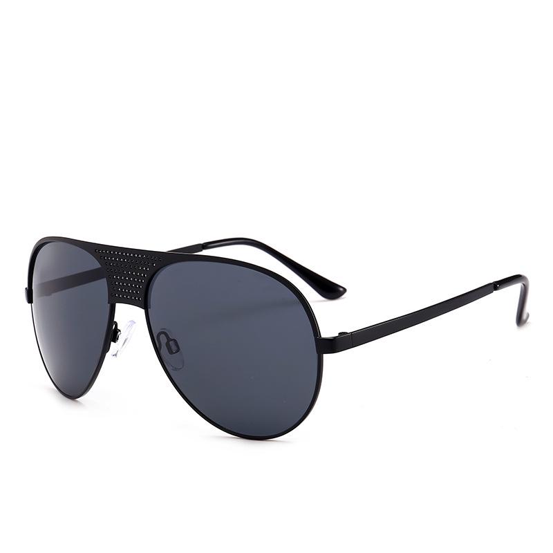 Classic Retro Unisex Large Frame Sunglasses серый/чёрный