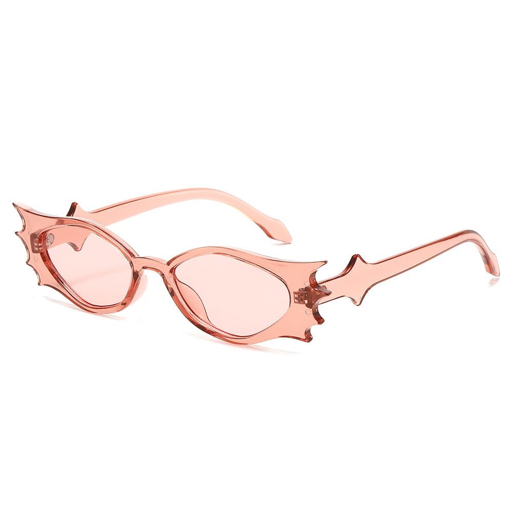 Retro Gradient Cat Eye Bat Sunglasses For Men And Women Unisex  Punk Style Designer Halloween Party Fun Glasses Uv400