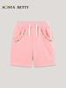 European-Style Embroidered Girls' Summer Sports Capris