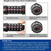 1pc Bike Lock, 4 Feet Bike Locks Cable, High Security 5 Digit Resettable Combination Coiling Bicycle Lock, Heavy Duty Anti Theft Cable Locks