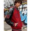 Trendy Cotton Embroidered Letter Baseball Jackets for Men & Women – Spring/Autumn Loose Fit Outerwear