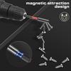 8Pcs Impact Magnetic Screwdriver Bit Holder Extension Socket Drill Bit Holder 1/4" Hex Shank Magnetic Extension Bits Holders Set
