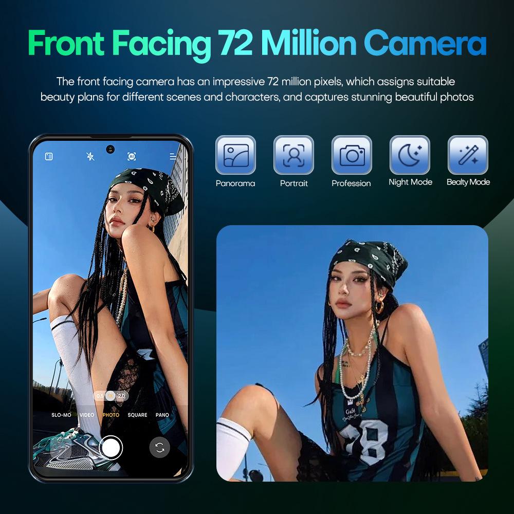 Pova7 Pro Phone: 16+1TB Memory, 7.3" HD Screen, Cross-Border Exclusive.