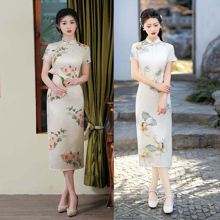 Modern 2024 Summer Cheongsam: Young, Stylish, and Casual National Dress