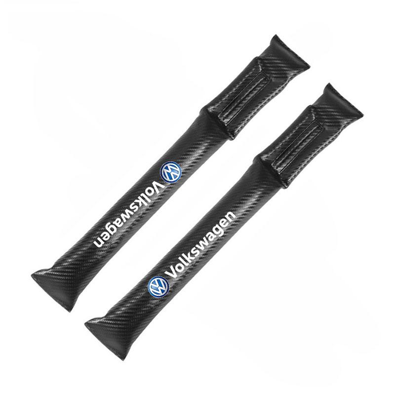 lmn1 2Pcs Leather Car Seat Gap Filler Strip Gap Plug For VW Golf Tiguan T-Roc Polo Passat ID.4 T-Cross ID.3 Taigo ID.7 Atlas Beetle