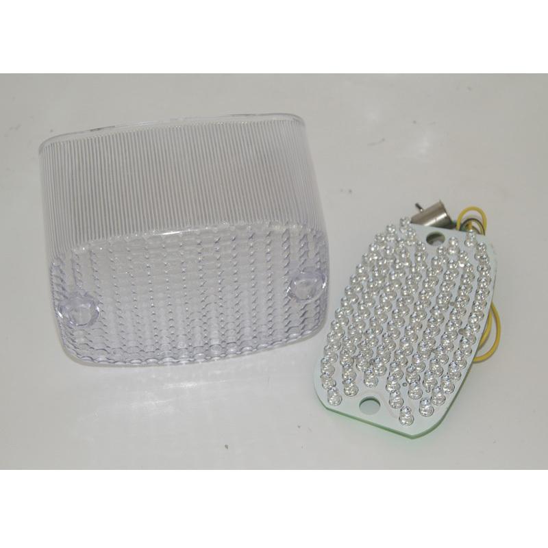 waase For Yamaha Vmax 1200 VMX1200 1985-2007 2006 2005 2004 2003 2002 E-Mark Tail Light Brake Turn Signals Integrated LED Light