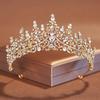 Crown Bridal Tiara Korean-style Atmospheric Wedding Hair Accessories Goddess's 18th-year-old Coming-of-age Ceremony Princess Birthday Crown