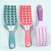 Wet and Dry Hair Washing Brush Long Handle Shampoo Brush Silicone Scalp Massage Comb Body Scrubber for Man and Woman