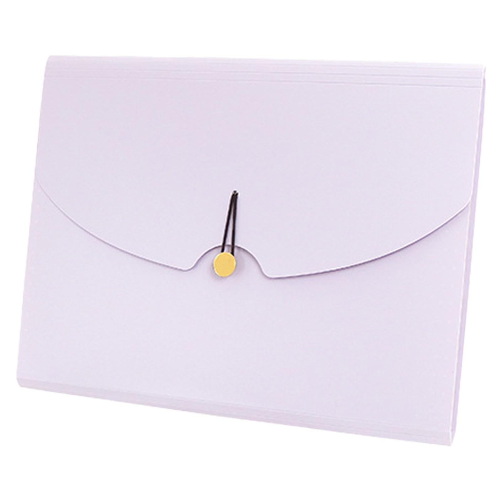 

Портативная сумка-гармошка, сумка для хранения контрольных работ для студентов, расширяющаяся папка One Size фиолетовый