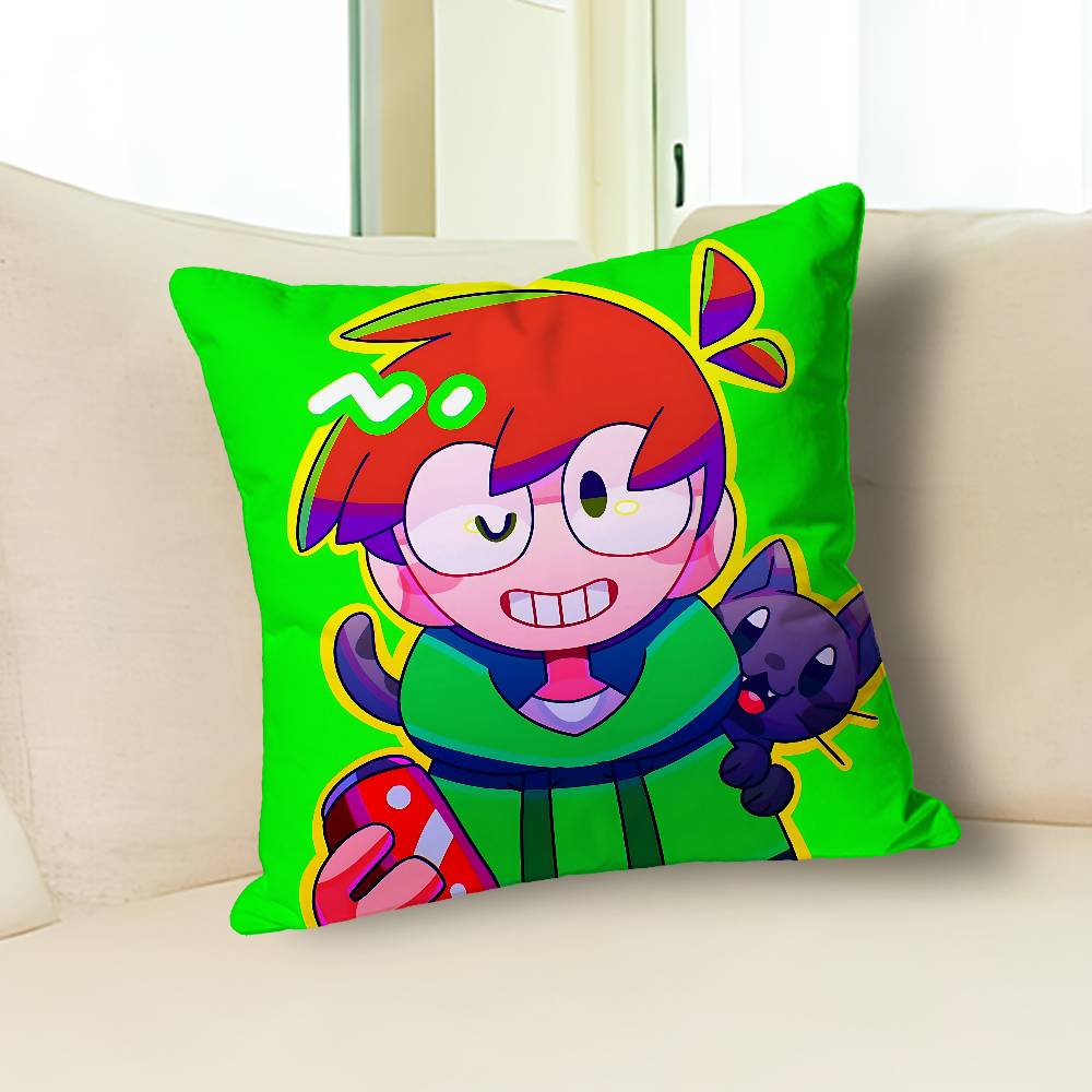 Funny E-Eddsworlds-S Various Sizes Square Pillow Case For Car Home Bedchamber Decor Custom Valentine gift