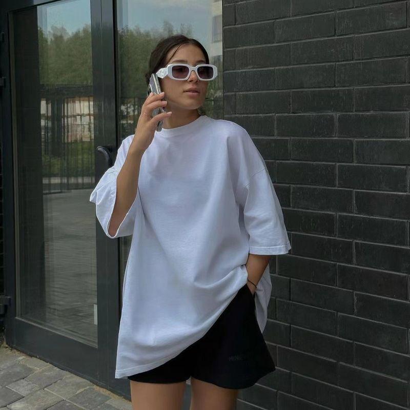Fashion Style Print Short Sleeve T-shirt Female Ins Fashion Tops Printed Short Sleeve T-shirt
