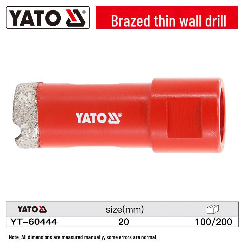 YATO Diamond Laser Drill for Glass, Tile, Marble, and Concrete