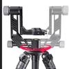 Adjustable Camera Gimbals Tripod Head With Elevations Functions And 100mm Quick Release Platform For Widely Use