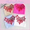 Spider Heart Shape Web Pattern Knitted Cap Winter Warm Fashionable Gift Casual