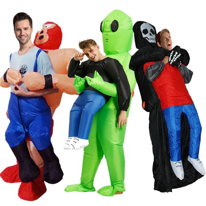 Cute Inflatable Et Costume Wrestler Outfit For Halloween Party Fun