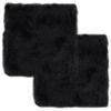 VidaXL 2x Chair Cushions Seat Cushions Seat Pads Living Room Lounge Office Home Interior Dark Grey 283888
