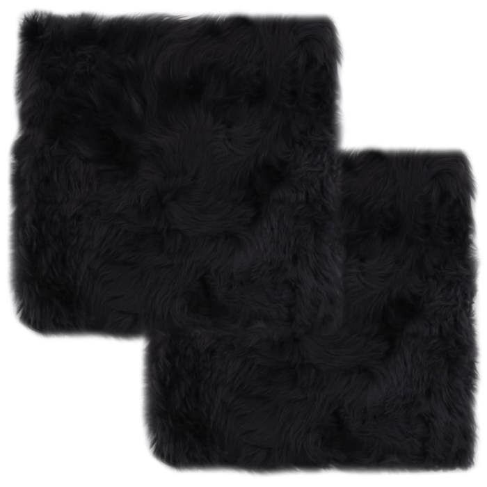VidaXL 2x Chair Cushions Seat Cushions Seat Pads Living Room Lounge Office Home Interior Dark Grey 283888