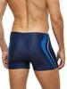Men's Sexy Plaid Beaded Boxer Swim Trunks - Large Size for Beach or Hot Spring