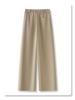 Women's Yellow Retro Narrow Straight-Leg Draping Pants - Spring/Autumn 2025 Collection
