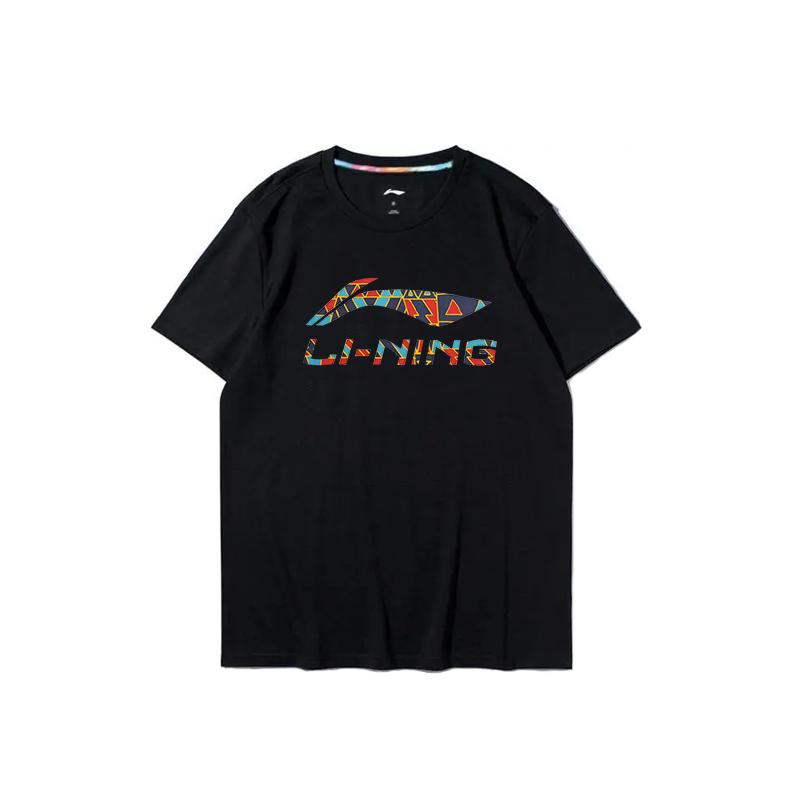Li Ning T Shirts Men s Crew Neck Moderate YHSW339-1 3XL