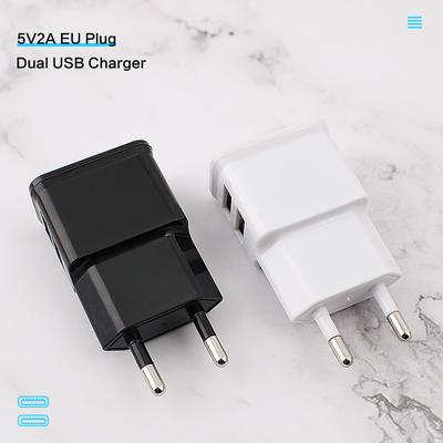 USB-Ladegerät 5V 2A EU-Stecker Wand Tragbar Handy-Ladegeräte Mini Reise AC-Netzteil-Adapter Für Samsung Iphone Xiaomi