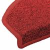 Self Adhesive Stair Protectors 15 Pcs Red 80 X 24.5 X 3.5 Cm