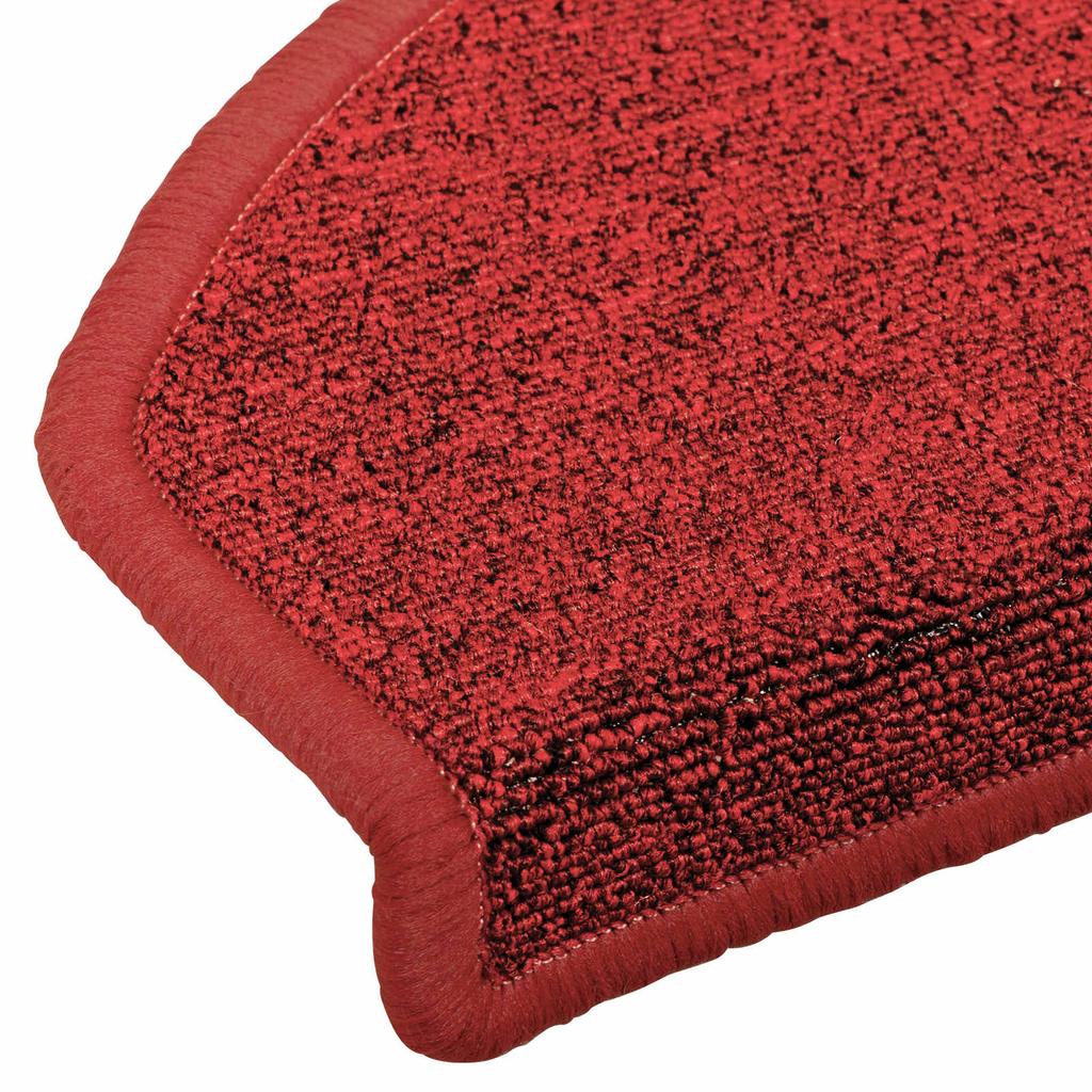 Self Adhesive Stair Protectors 15 Pcs Red 80 X 24.5 X 3.5 Cm