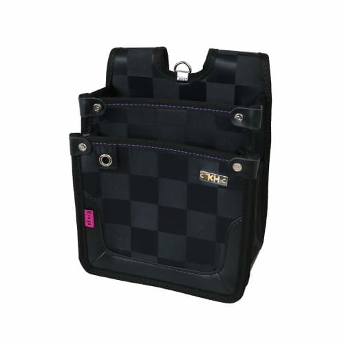 Kiyo Ryuga Waist Bag, Large, Back Split, RY243, Black