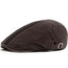 Prana stara czapka z daszkiem męska pięciopasmowa patchworkowa retro beret casualowa czapka