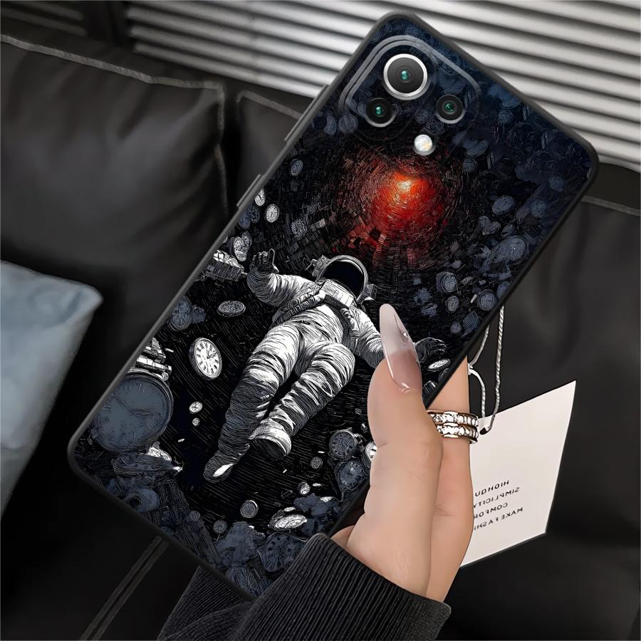Cartoon Astronaut Art Funda Phone Cover Case for Xiaomi Mi 10T 12X 12T Pro 13 Lite 11T 12 11 14