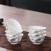 6Pcs/set Hand-painted Landscape Painting Teacup Chinese Teaware Supplies Handmade Boutique Master Cup Tea Ceremony Accessories