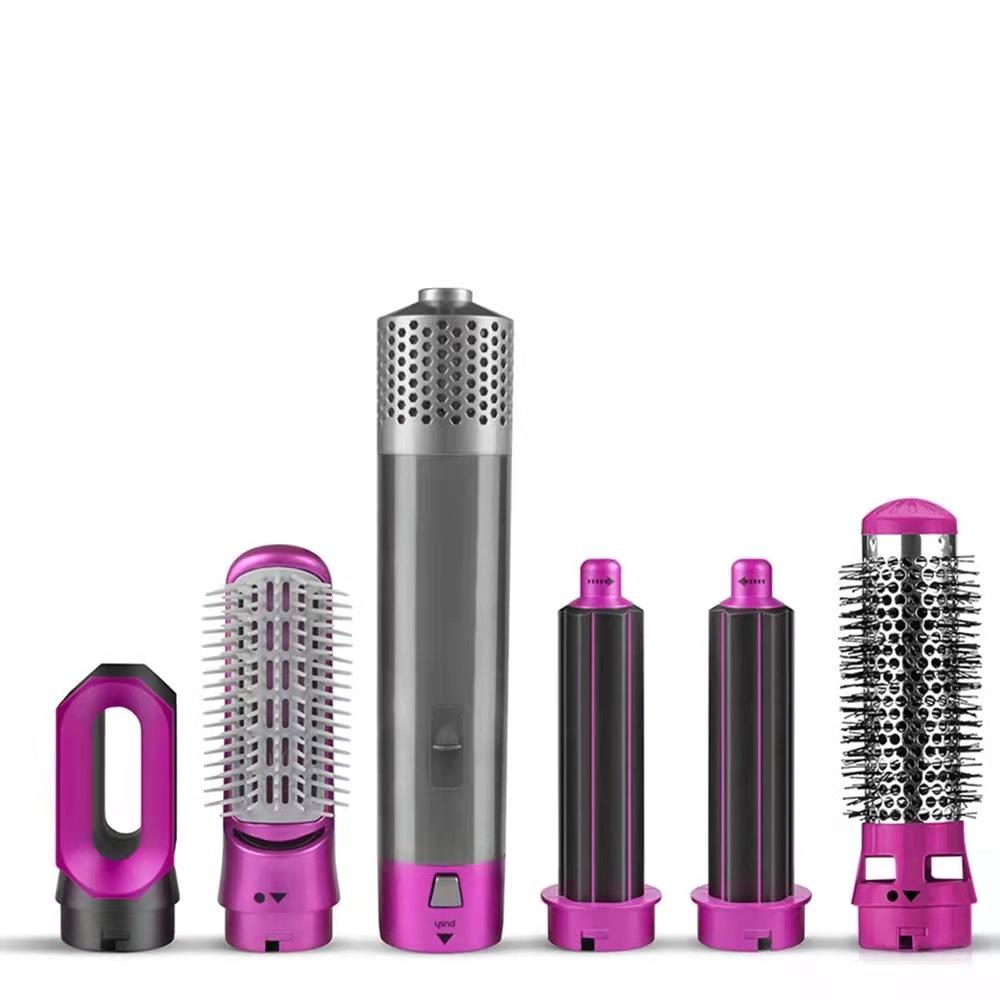 Cross-border Ionic Hair Dryer & Curler: 5-in-1 Multi-Functional Hot Air Styling Comb