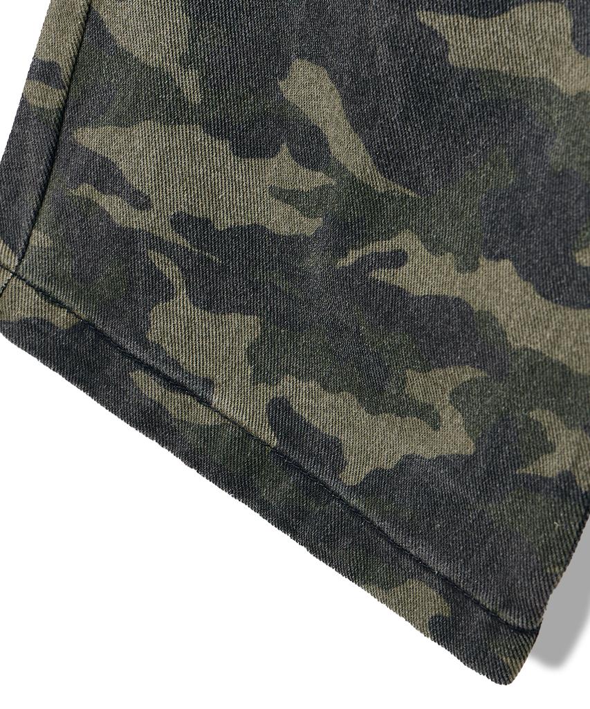 Yujen Single-Pleat Cargo Pocket Pants_Camouflage