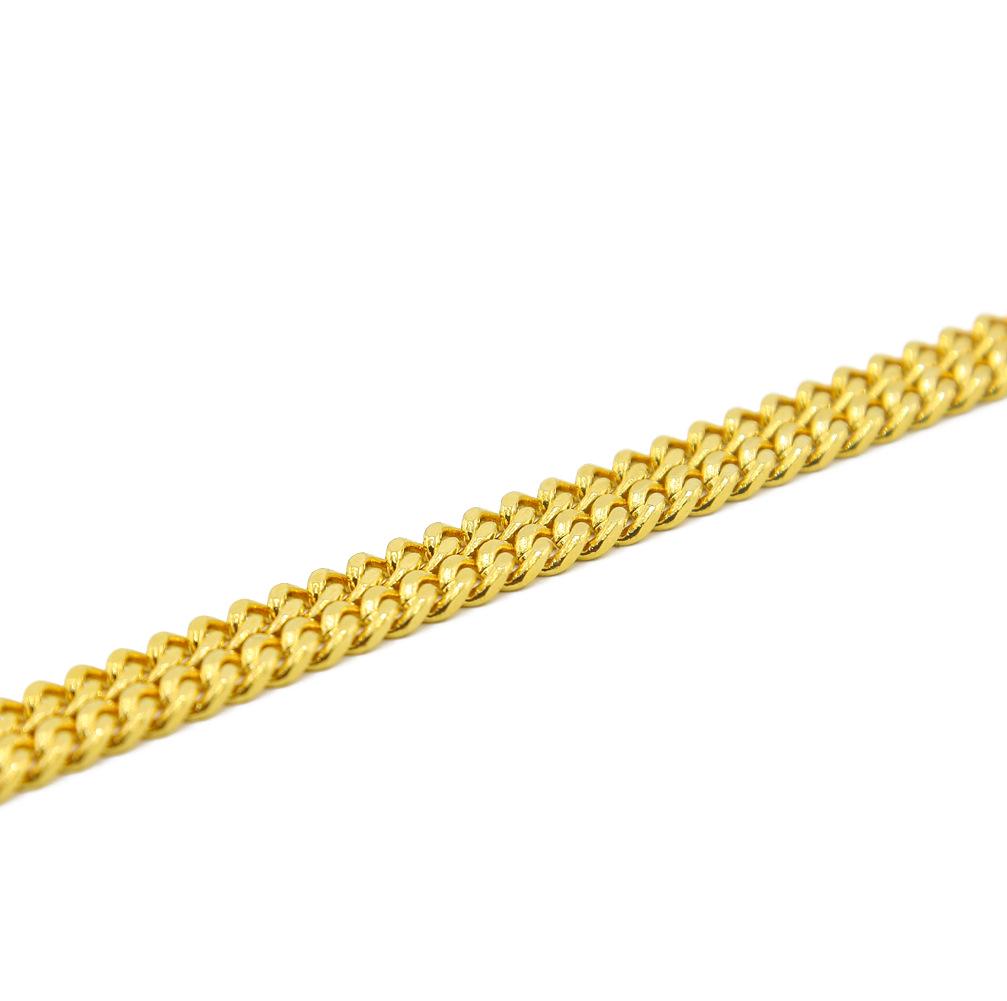 Personalized Hip Hop Necklace Cubanchain Gold Plated Miami Cuban Chain Men's Chain
